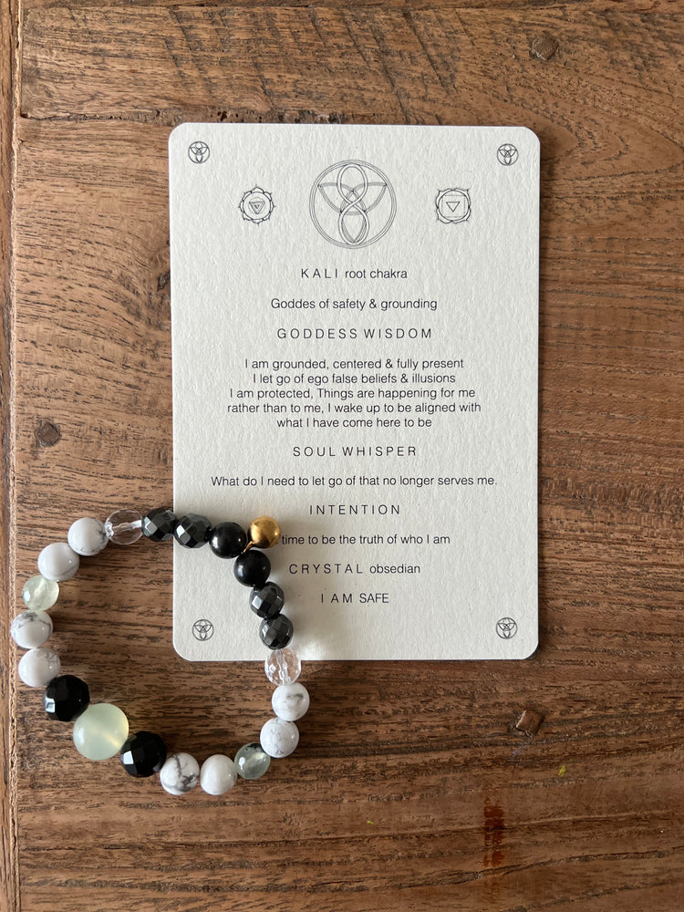 GODDESS KALI BRACELET for the Root Chakra.