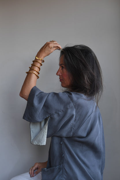 GOLDEN COPPER CROWN CHAKRA COMB