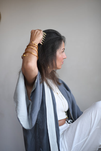 GOLDEN COPPER CROWN CHAKRA COMB