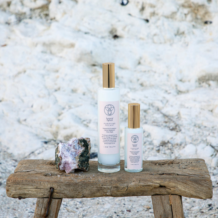 PURIFYING SOUL MIST- a clean and pure blend that showers you with the most angelic energy of clarity. It clears everything that is standing in the way of your own powerful wisdom and authentic truth.